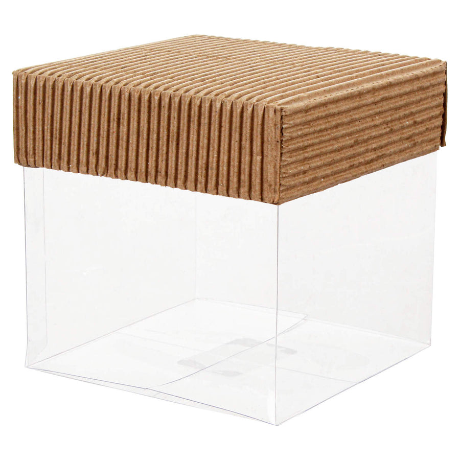 Art.3023 Caja Pvc Cuadrada Con Cartón