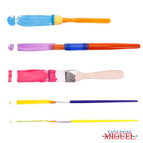 Art.3043 Pinceles Surtidos 5pz