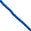 Fantasías Miguel Art.3138 Cuenta Redonda Caucho 6mm Hilo 41cm (aprox 72pz) Azul Neon