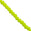 Fantasías Miguel Art.3141 Cuenta Redonda Caucho 10mm Hilo 41cm (aprox 43pz) Amarill Neon