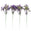 Fantasías Miguel Art.3146 Planta Mini Flor Con 4 Varas 25cm 1pz Morado