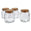 Fantasías Miguel Art.3463 Frasco Con Corcho Aprox. 150ml 6.5x8cm 4pz Transparente