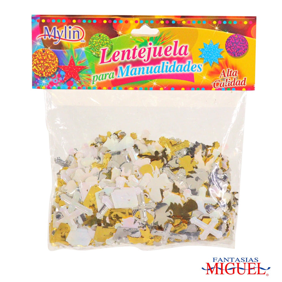 Art.3702 Lentejuela Religiosa 2cm 50g