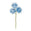 Fantasías Miguel Art.3777 Ramito Fino X3 Flores 12.5cm 1pz Azul