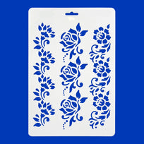 Art.3983 Plantilla Stencil Rosas
