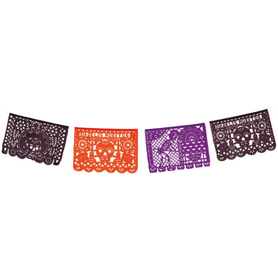 Fantasías Miguel Art.4057 Guia De Papel Picado Muertos 4m 1pz