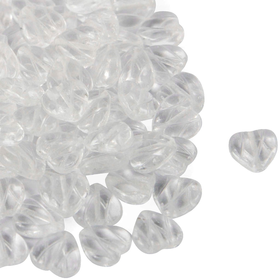 Art.4386 Corazón Rayado Cristal