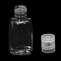 Art.4637 Botella Invertida Plástico 35ml 7.7x3.4x2.9cm 3pz