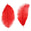 Fantasías Miguel Art.4726 Pluma De Avestruz 20-25cm 2pz Rojo