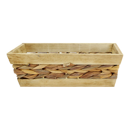 InspirArte en Madera - Canasta caja de madera para dulces, cubiertos,  frascos, para centro de mesa, etc.