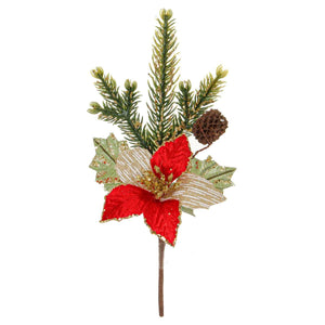 Art.4867 Pick Nochebuena C/Pino 19cm