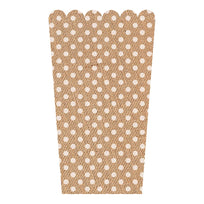 Art.4901 Caja De Palomitas Yute Con Puntos