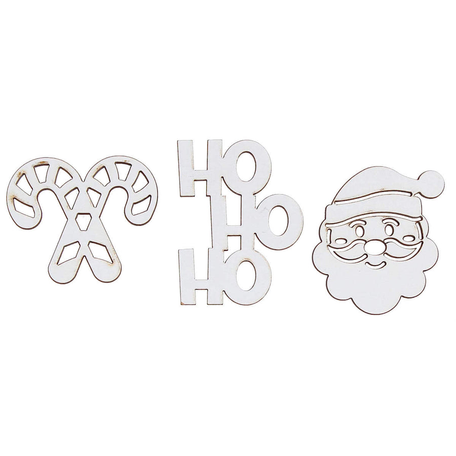 Art.5016 Figuras De Navidad Blanco