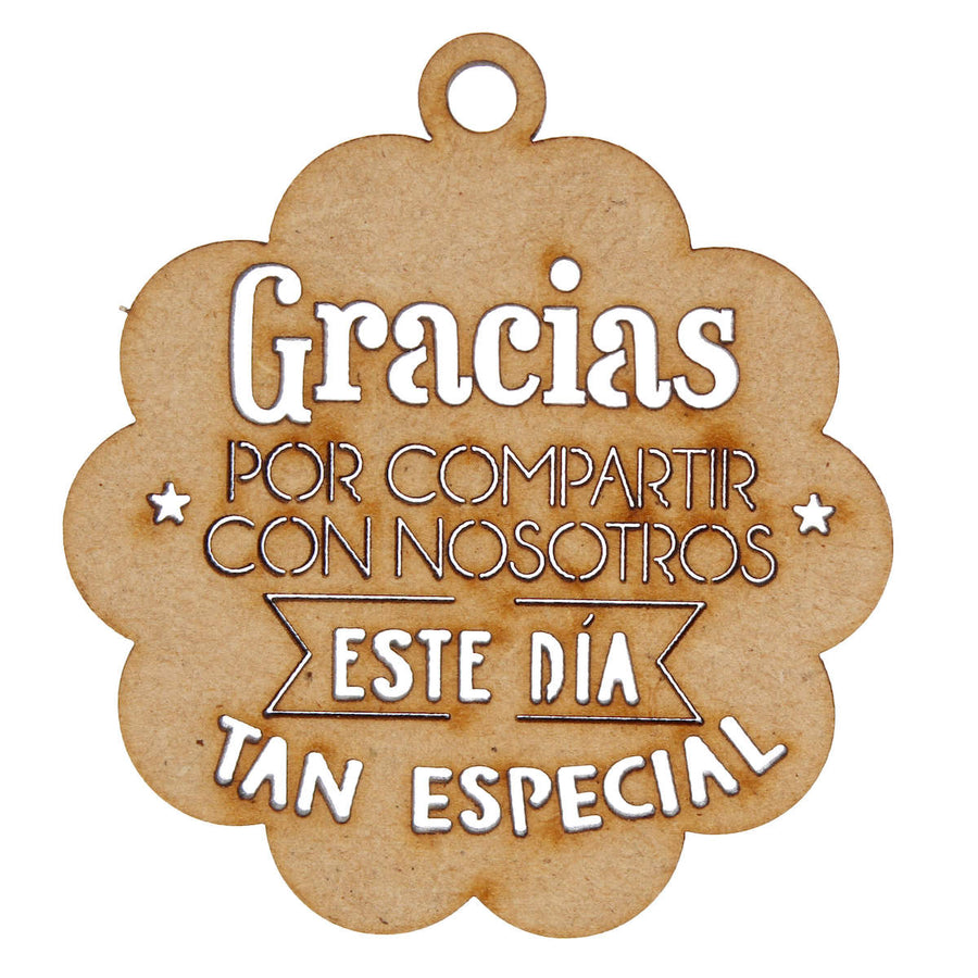 Art.5441 Llav Gracias 6x5.5cm B/2pz