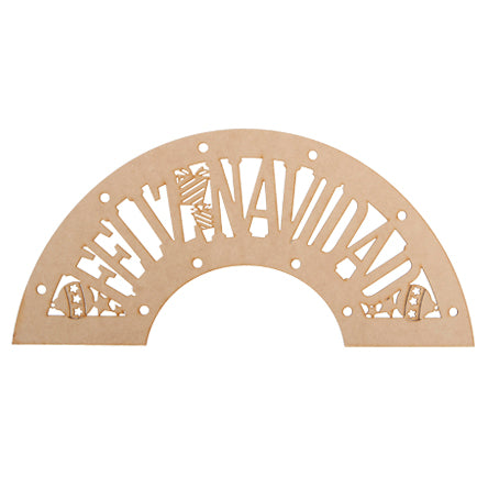 Art.553 Tapa Navideña Arco Madera