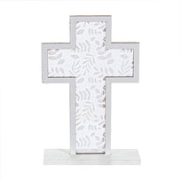 Art.5617 Cruz MDF Hojas Transparente Con Base