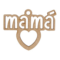 Art.6104 Llavero Mama Corazon 4x5cm