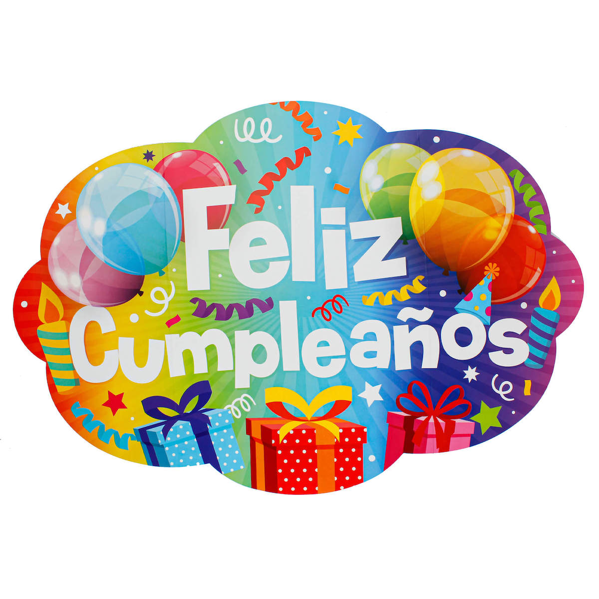 Letrero Feliz Cumpleaños 60x88cm | Fantasias Miguel – Fantasías Miguel