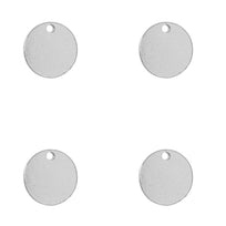 Art.6277 Dije Circulo Chico 13mm B/4pz
