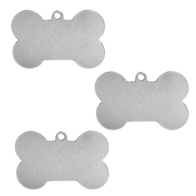 Fantasías Miguel Art.6280 Dije De Aluminio Hueso 26x41mm 3pz