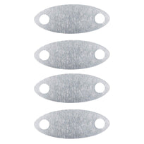 Art.6328 Dije Ovalo 13x35mm B/4pz