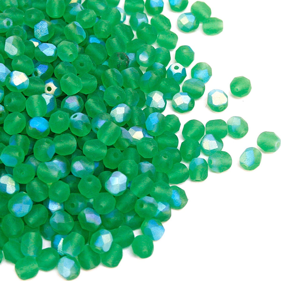 Art.6333 Bola Cristal Tallada Color Mate Ab