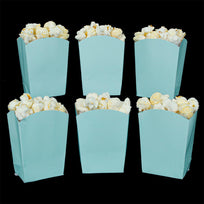 Art.6434 Cajita De Palomitas Colores Pastel 9.5x7x4.5cm 6pz