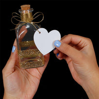 Art.6472 Tarjeta Corazón 5x5.5cm 20pz