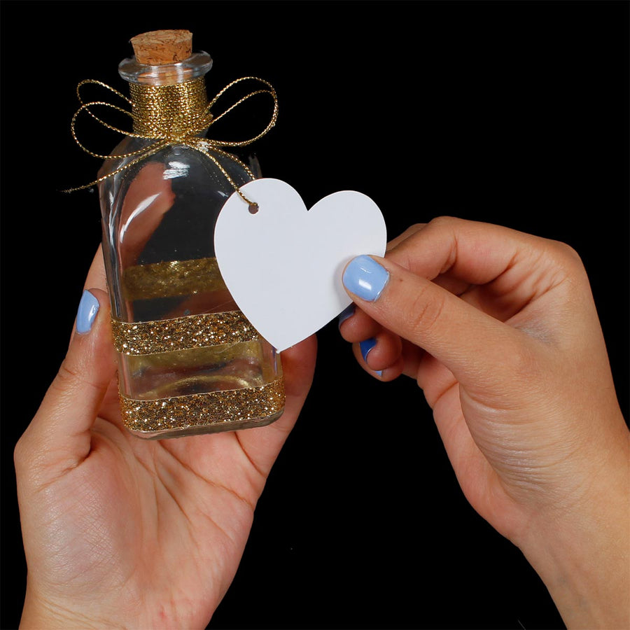 Art.6472 Tarjeta Corazón 5x5.5cm 20pz