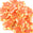 Fantasías Miguel Art.6482 Aplicación Estrella De Puffy 30mm 200pz Naranja