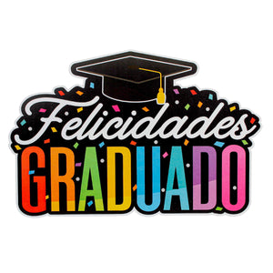 Art.6635 Letrero Felicidades Graduado