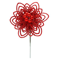 Art.6823 Pick Flor Navidad 16cm