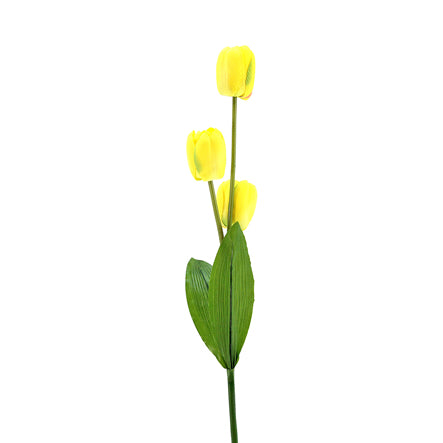 Art.6923 Flor Tallo Tulipan, 3 Flores