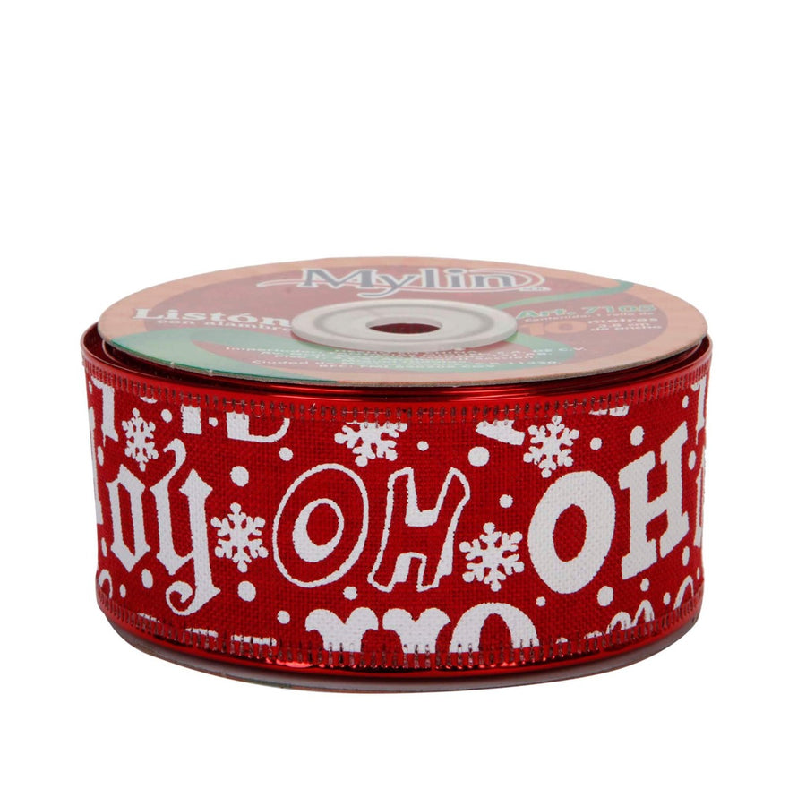 Art.7105 Listón Yute Ho Ho Con Orilla