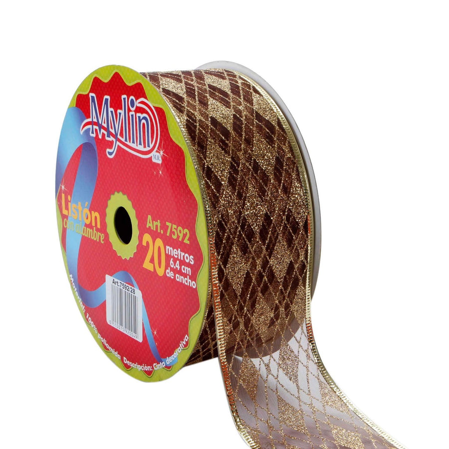 Art.7592 Listón Organza Rombos