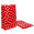 Fantasías Miguel Art.7608 Bolsa De Papel Con Puntos 26x15x8cm 12pz Rojo