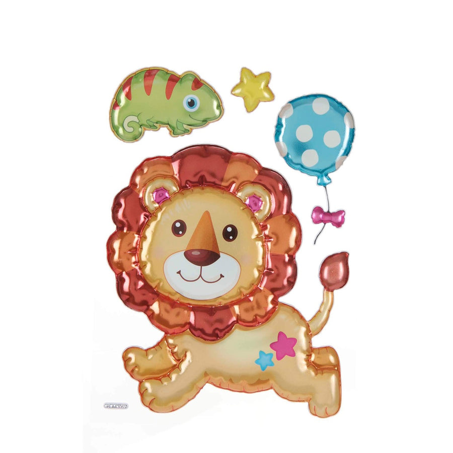 Art.7639 Calcomanía Decorativa Leon Globo