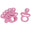 Fantasías Miguel Art.7690 Chupón Fomi 6.5x4.5cm 6pz Rosa