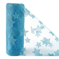 Art.7706 Organza Con Flock De Estrella