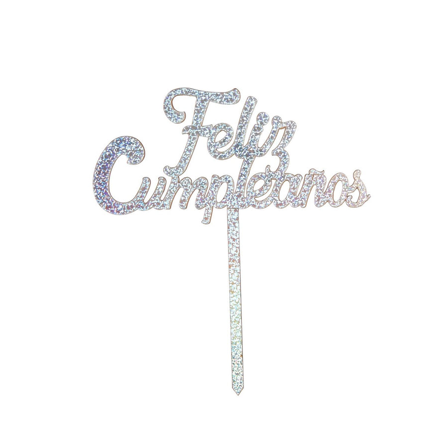 Art.7784 Pick Feliz Cumpleaños Metalizado