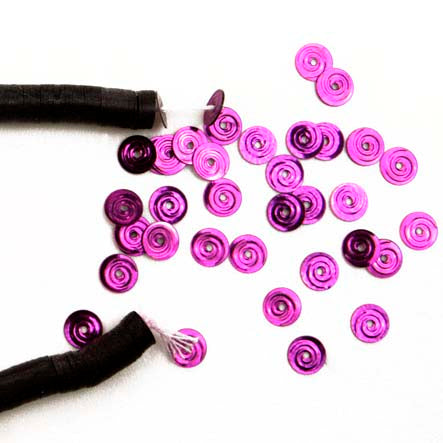 Art.7965 Lentejuela Concha Hilada Metal