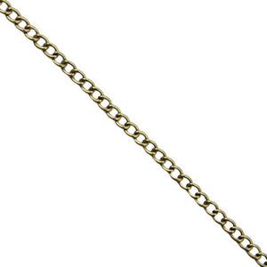 Art.80 Cadena De Aluminio (7015) Oro Antigüo