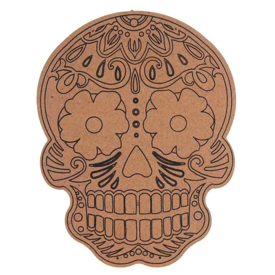 Art.8108 Contorno Calavera Flores