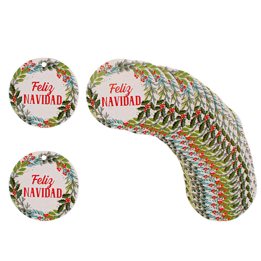 Art.8266 Tarjeta Navidad Redonda