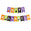 Fantasías Miguel Art.8318 Banderín Halloween   x14 20x11cm    (Aprox 2m) 1pz Multi-Color