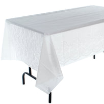 Art.8329 Mantel Plástico Rectangular Bordado