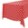 Fantasías Miguel Art.8379 Mantel Plástico Rectangular Puntos 1.38x2.76m 1pz Rojo/Bco