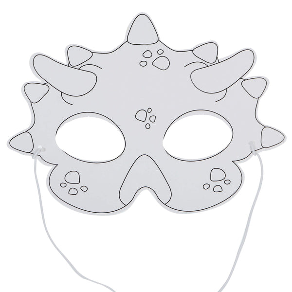 Set De 24 Máscaras De Papel En Blanco Para Colorear De HONGXIN-SHOP – Con Cuerdas Elásticas, Ideales Para Fiestas Infantiles Y Manualidades