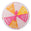 Fantasías Miguel Art.8653 Juego De Ruleta Baby Shower 22.7x22.7cm 1pz Rosa