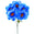 Fantasías Miguel Art.8664 Bush Chico Flor x 5 Flores 44cm 1pz Azul Obscuro